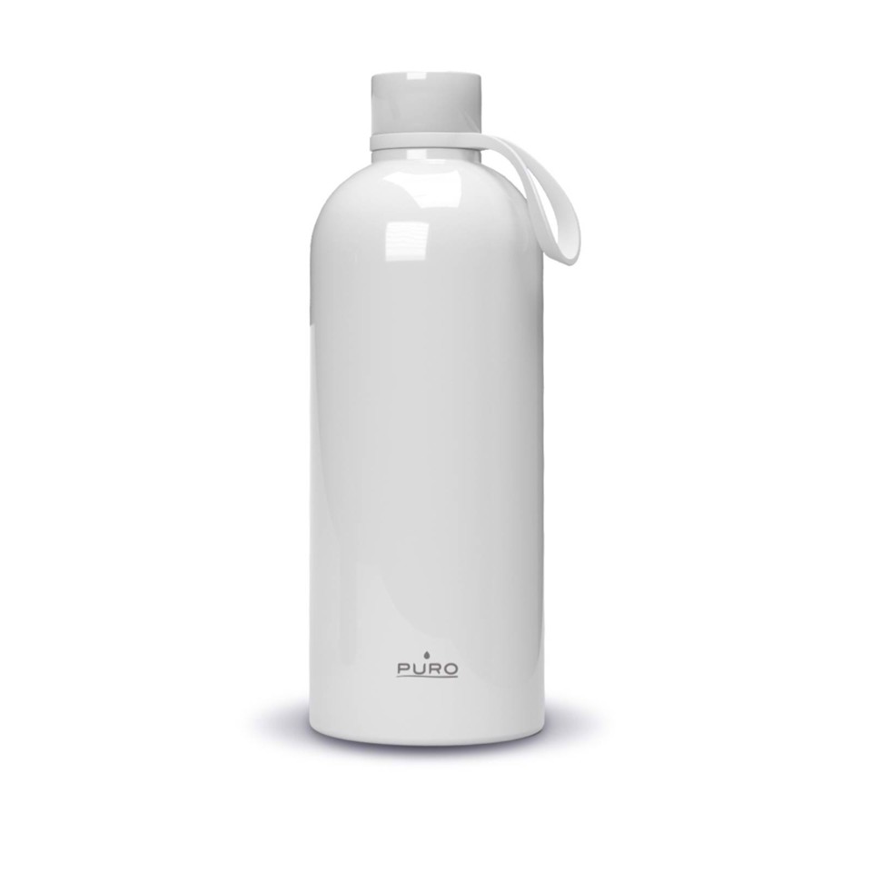 PURO PUWB500DW3WHI borraccia Uso quotidiano 500 ml Acciaio inossidabile Bianco