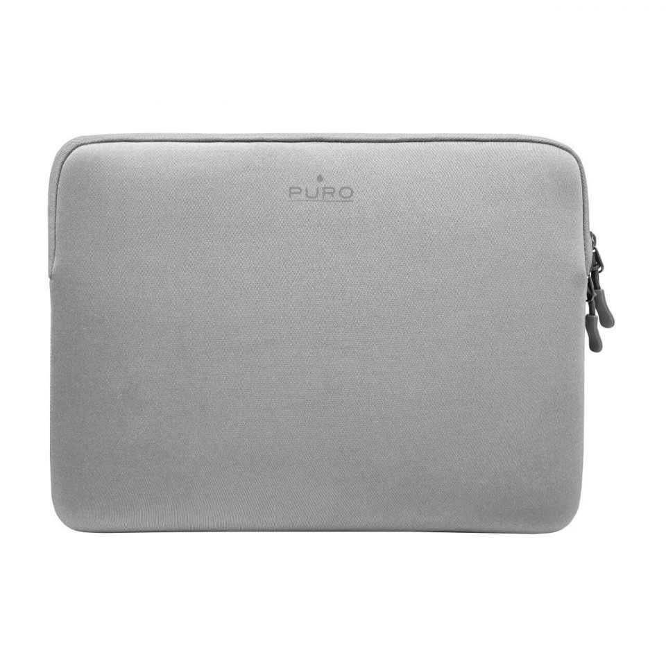 PURO SCUDOS14SIL borsa per notebook 35,6 cm (14") Custodia a tasca Grigio