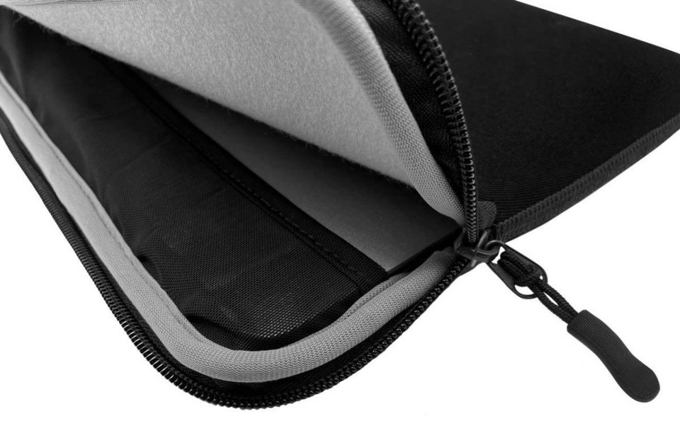 PURO SCUDOS16BLK borsa per notebook 40,6 cm (16") Custodia a tasca Nero