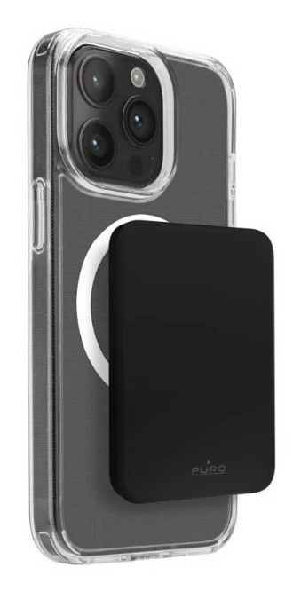 PURO Slim Power Mag Polimeri di litio (LiPo) 4000 mAh Carica wireless Nero