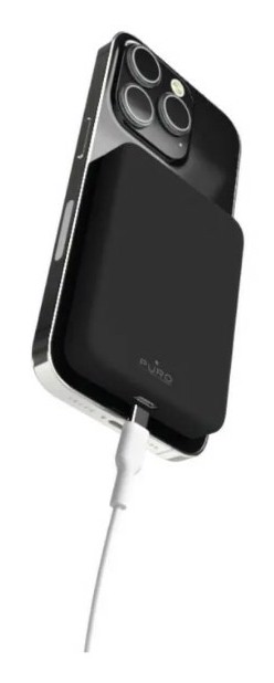 PURO Slim Power Mag Polimeri di litio (LiPo) 4000 mAh Carica wireless Nero