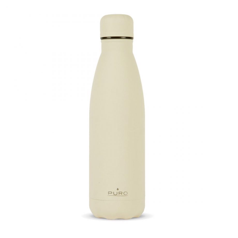 PURO WB500ICONDW1BEIGE borraccia Uso quotidiano 500 ml Acciaio inossidabile Beige