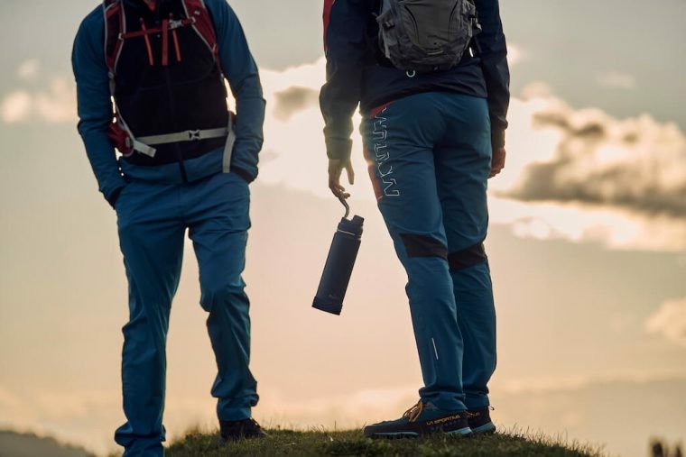 PURO WB900OUTDOORDW1BLK borraccia Uso quotidiano, Trekking, Sport 960 ml Silicone, Acciaio inossidabile Nero