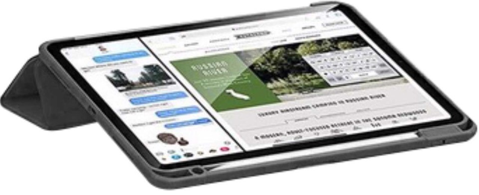 PURO Zeta Smart 27,7 cm (10.9") Custodia a libro Nero, Trasparente