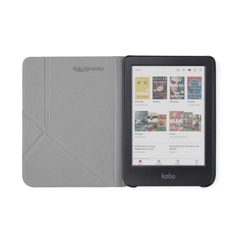 Rakuten Kobo Basic SleepCover custodia per e-book Clara (BW/Colour) colore Nero