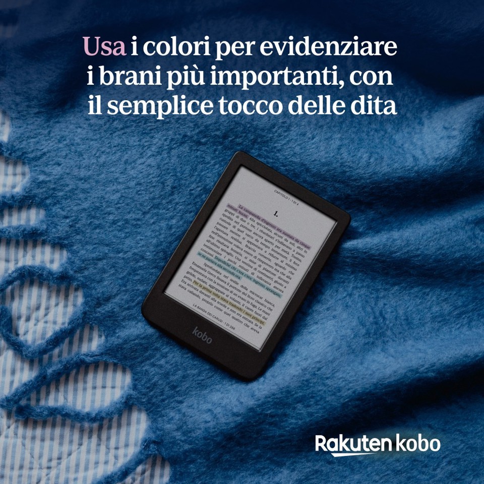 Clara Colour lettore e-book Touch screen 16 GB Wi-Fi Nero