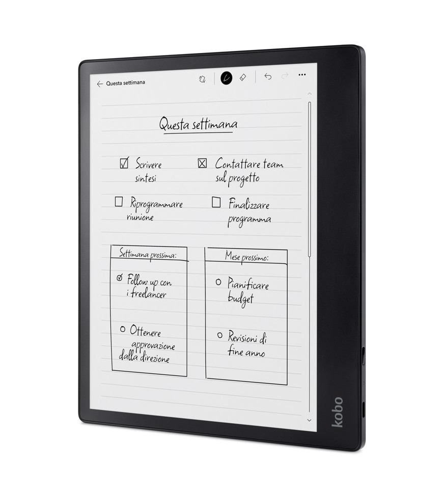 Rakuten Kobo Elipsa 2E lettore e-book Touch screen 32 GB Wi-Fi Nero