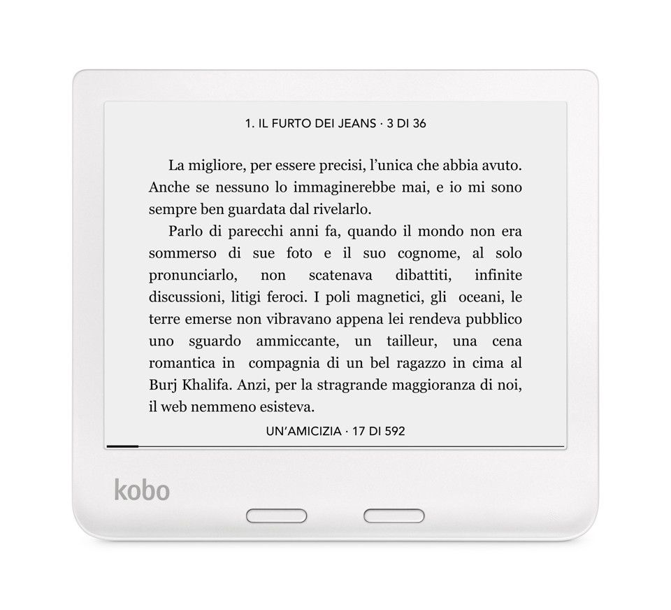 Rakuten Kobo Libra 2 lettore e-book Touch screen 32 GB Wi-Fi Bianco
