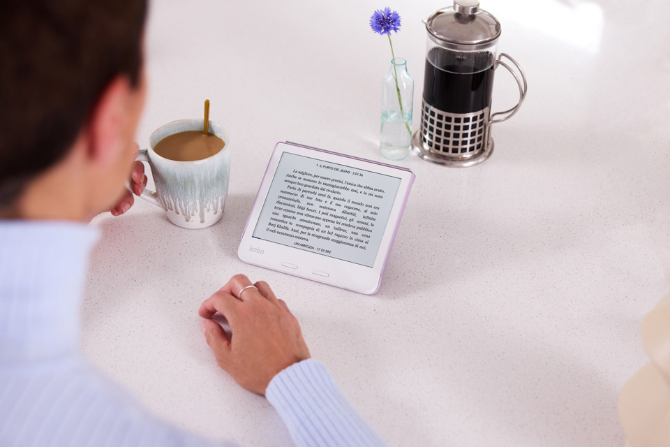 Rakuten Kobo Libra 2 lettore e-book Touch screen 32 GB Wi-Fi Bianco