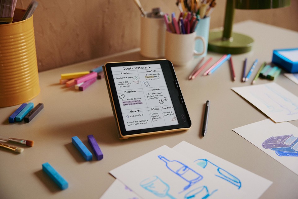 Libra Colour lettore e-book Touch screen 32 GB Wi-Fi Nero