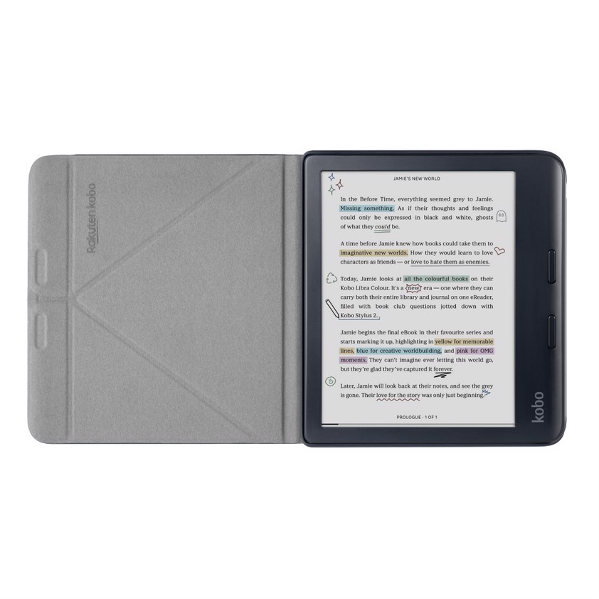 Basic SleepCover per e-book Kobo Libra Colour Nero