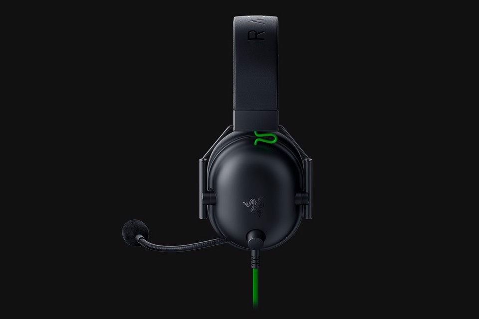 Razer Blackshark V2 X Auricolare Cablato A Padiglione Gaming Nero, Verde