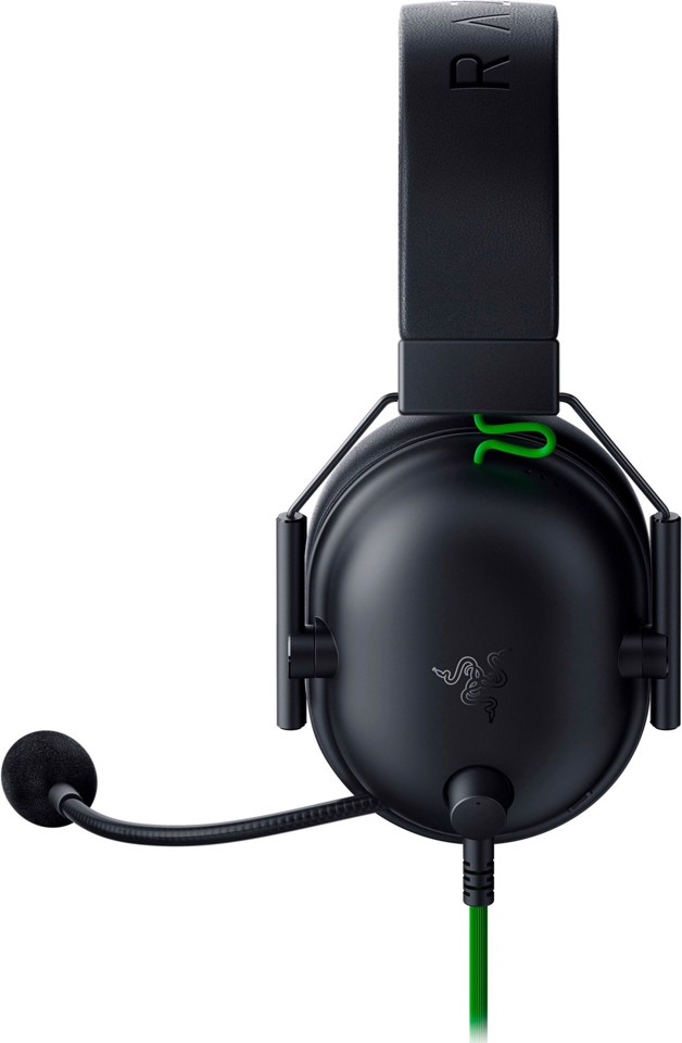 Razer Blackshark V2 X Auricolare Cablato A Padiglione Giocare Nero, Verde