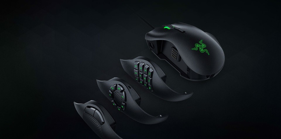 Razer Naga Trinity mouse Mano destra USB tipo A Ottico 16000 DPI