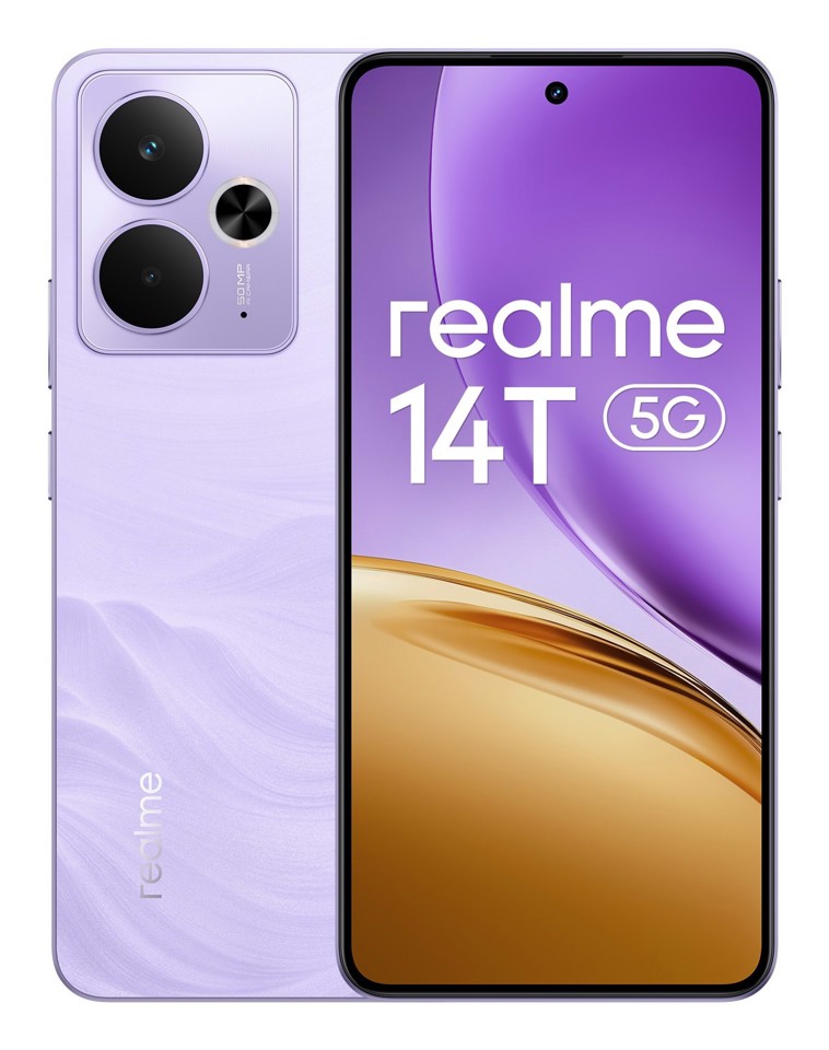 realme 14T 16,9 cm (6.67") Android 15 5G 8 GB 256 GB 6000 mAh Viola