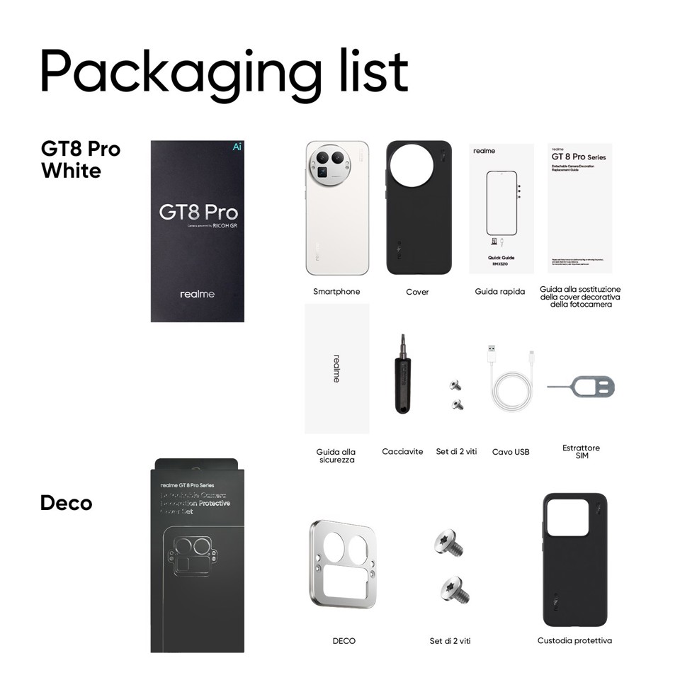 realme GT 8 Pro 17,2 cm (6.78") Android 16.0 5G 16 GB 512 GB 7000 mAh Bianco