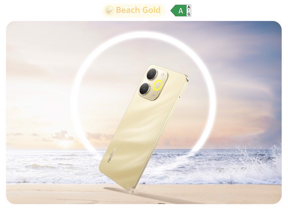 realme Note 631011009973 smartphone 17,1 cm (6.74") Doppia SIM Android 15 4G USB tipo-C 4 GB 128 GB 6000 mAh Oro