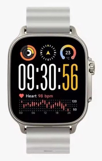 realme Watch 5 5 cm (1.97") AMOLED Digitale 390 x 450 Pixel Touch screen Argento GPS (satellitare)