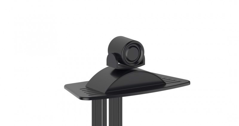 Reflecta 23210 Supporti a parete per TV 177,8 cm (70") Pavimento Alluminio, Nero