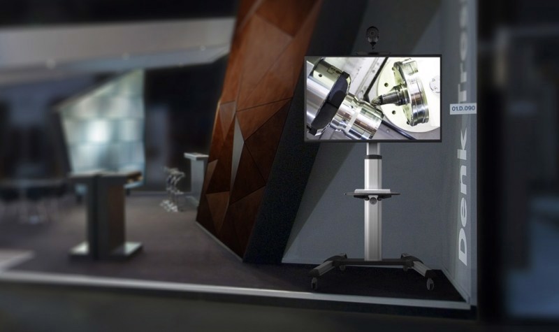 Reflecta 23210 Supporti a parete per TV 177,8 cm (70") Pavimento Alluminio, Nero