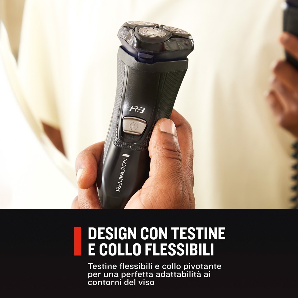 Remington Rasoio a Testine Rotanti Style Series R3 R3002