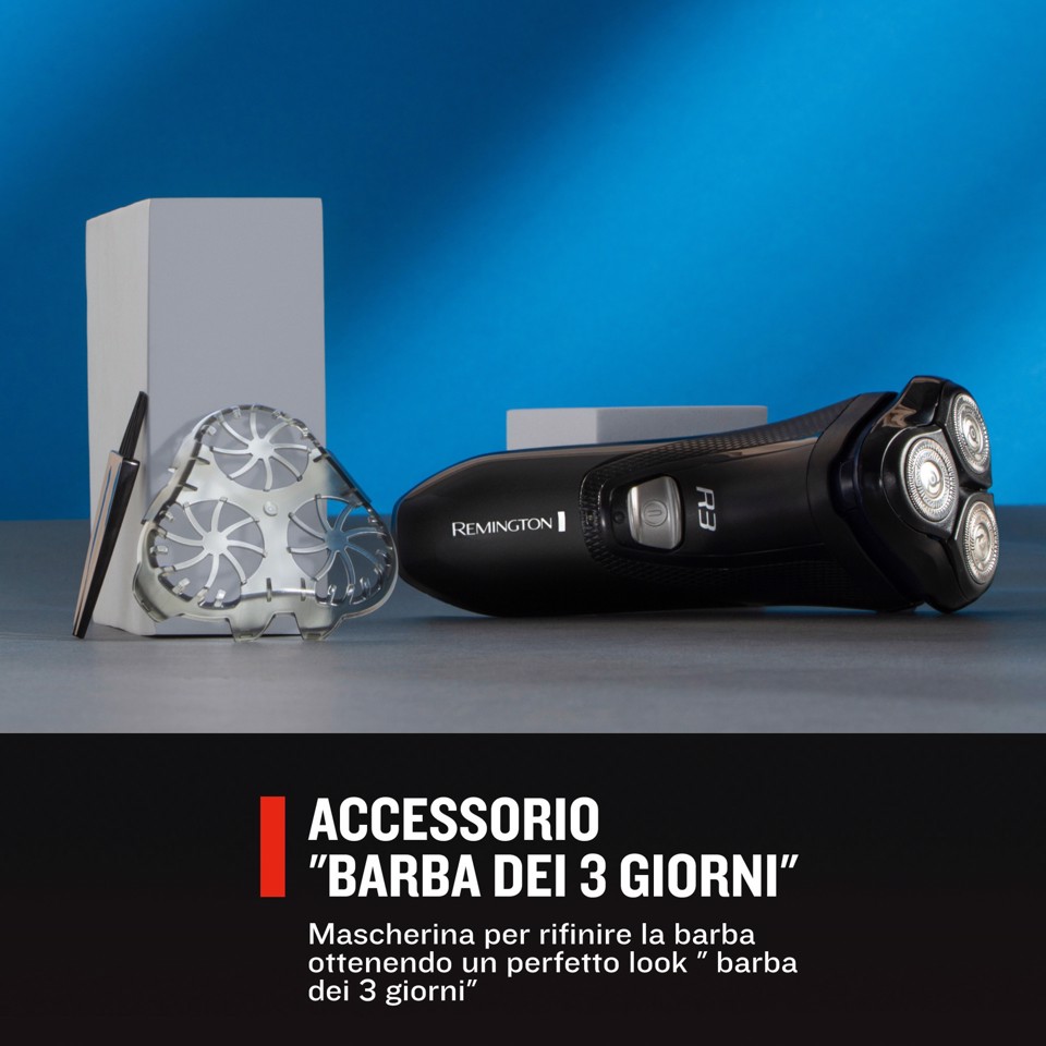 Remington Rasoio a Testine Rotanti Style Series R3 R3002