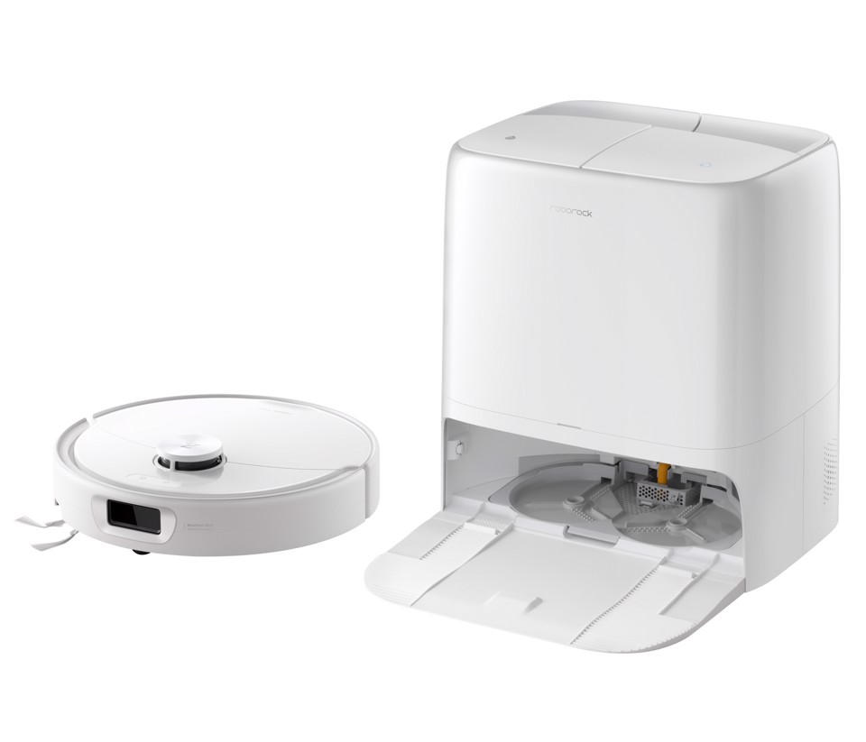 Roborock Qrevo 2 ProX Robot Aspirapolvere Lavapavimenti, Aspirazione HyperForce® 25.000 Pa, Stazione Multifunzione con Lavaggio Panni a 75°C e Asciugatura ad Aria Calda a 45°C, Sistema Anti-Groviglio DuoDivide™, Sgancio Automatico dei Panni, Spazzola Laterale Reversibile, Controllo tramite App