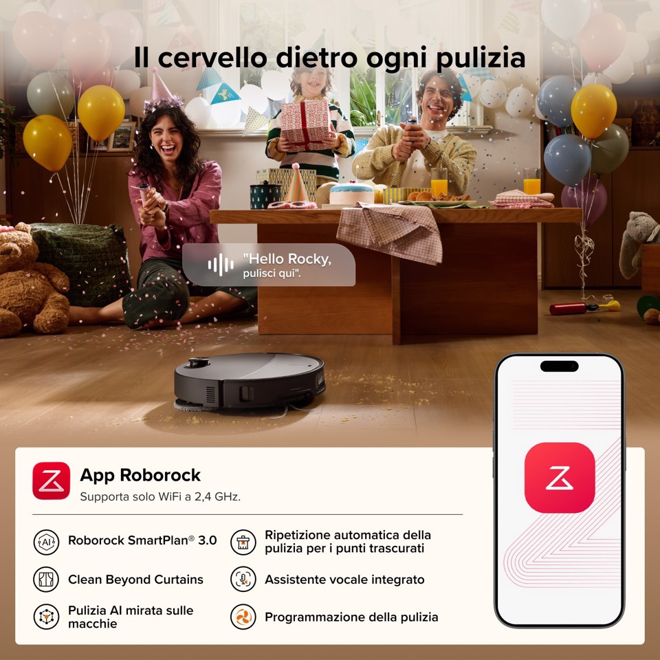 Roborock Qrevo Edge 2X Robot Aspirapolvere Lavapavimenti, Aspirazione HyperForce® 25.000 Pa, Stazione Multifunzione con Lavaggio Panni a 80°C e Asciugatura ad Aria Calda a 55°C, FlexiArm™, Sistema Anti-Groviglio DuoDivide™, Reactive AI
