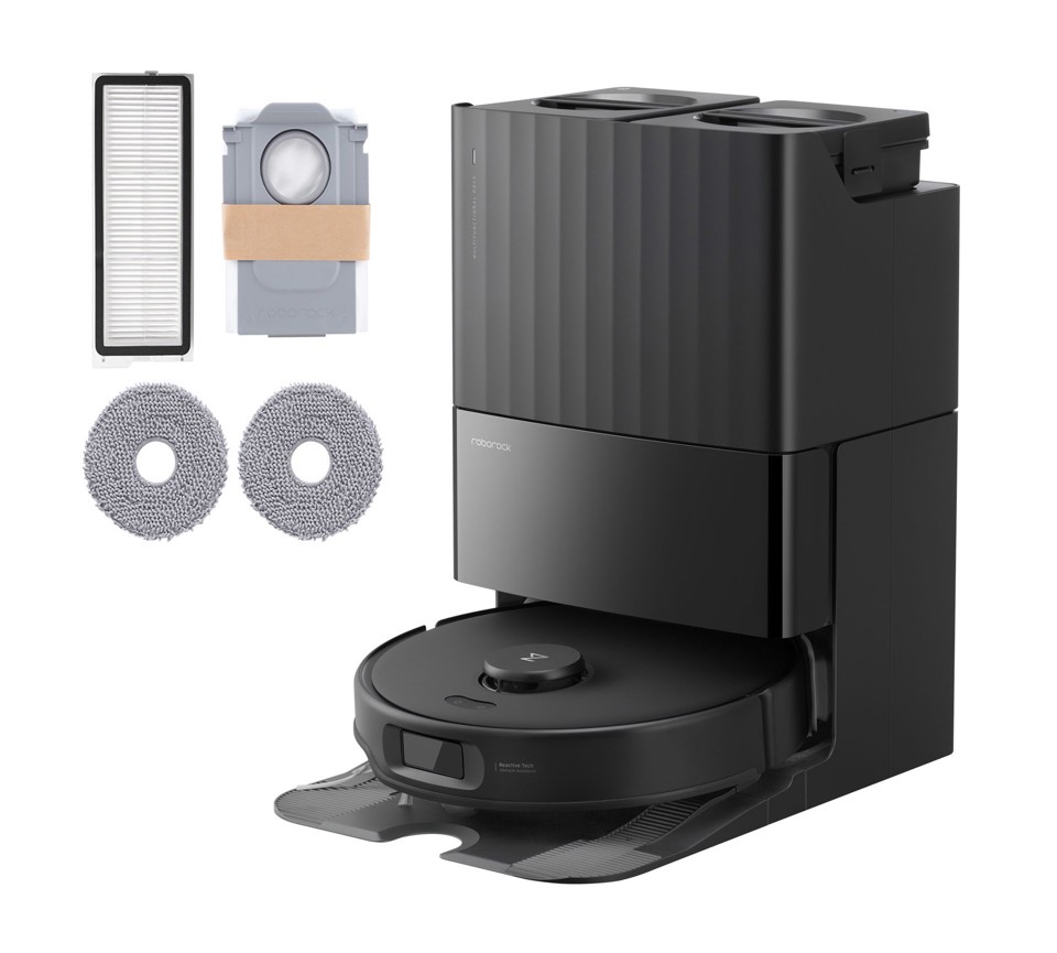 Roborock Qrevo Edge 5V1 Senza sacchetto Nero