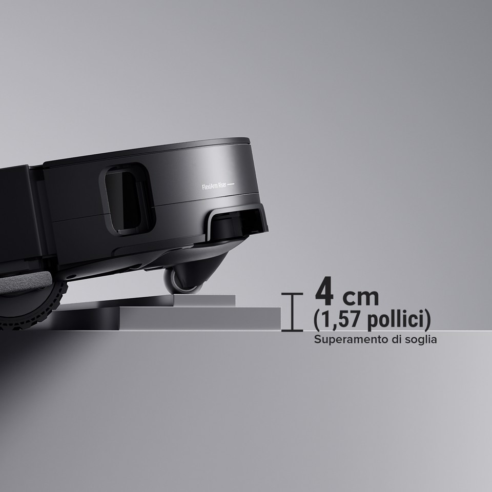 Roborock Saros 10 Robot Aspirapolvere e Lavapavimenti con VibraRise 4.0, Aspirazione 22.000 Pa, LiDAR Retrattile, Dock RockDock Ultra 2.0, Reactive AI 3.0, Sollevamento Mop Automatico, Controllo App e Vocale