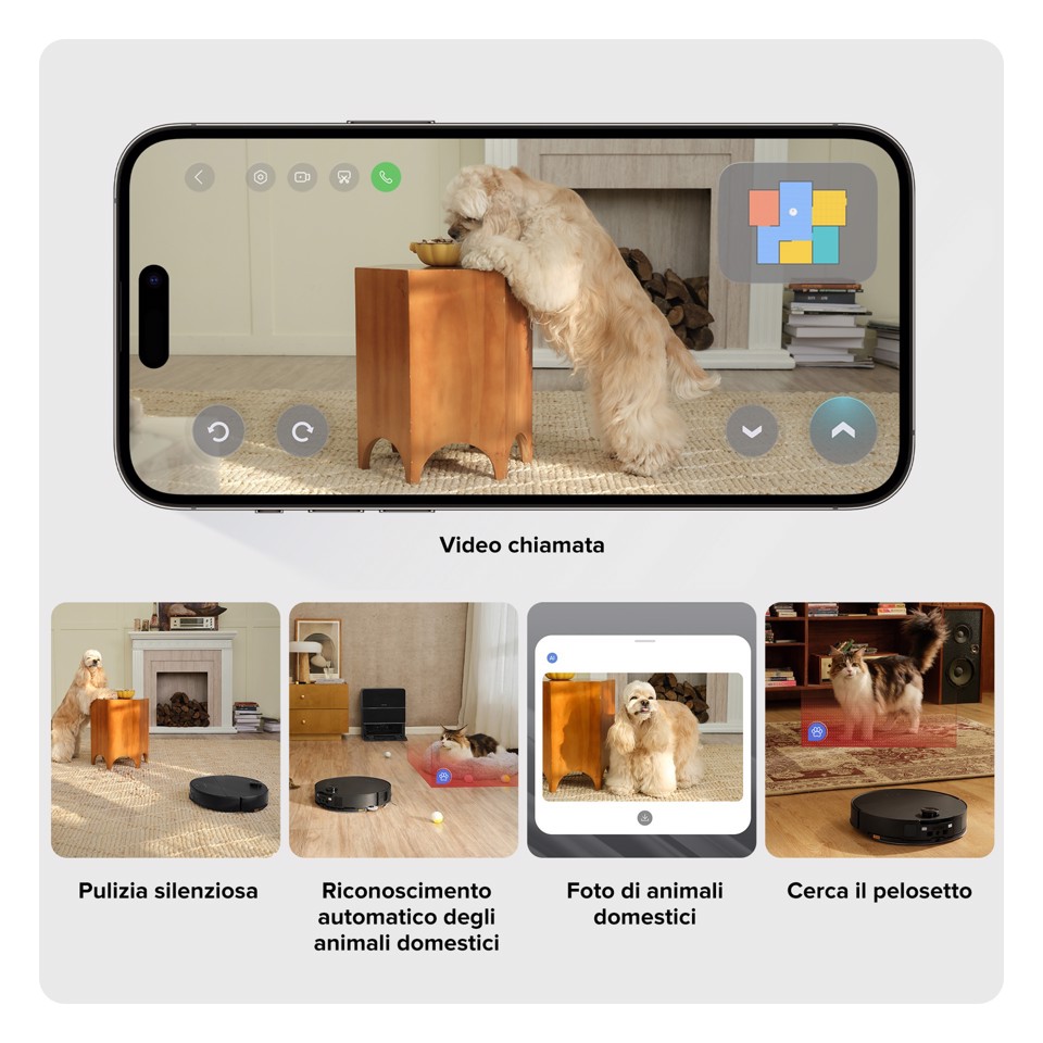 Roborock Saros 10 Robot Aspirapolvere e Lavapavimenti con VibraRise 4.0, Aspirazione 22.000 Pa, LiDAR Retrattile, Dock RockDock Ultra 2.0, Reactive AI 3.0, Sollevamento Mop Automatico, Controllo App e Vocale