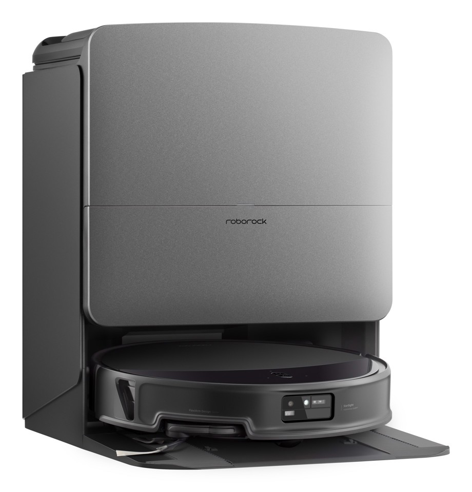 Roborock Saros 20X robot aspirapolvere e lavapavimenti Nero