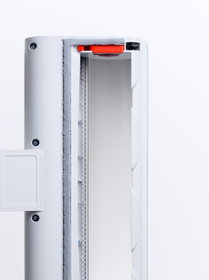 Roidmi Pure 1 Senza sacchetto Grigio, Bianco