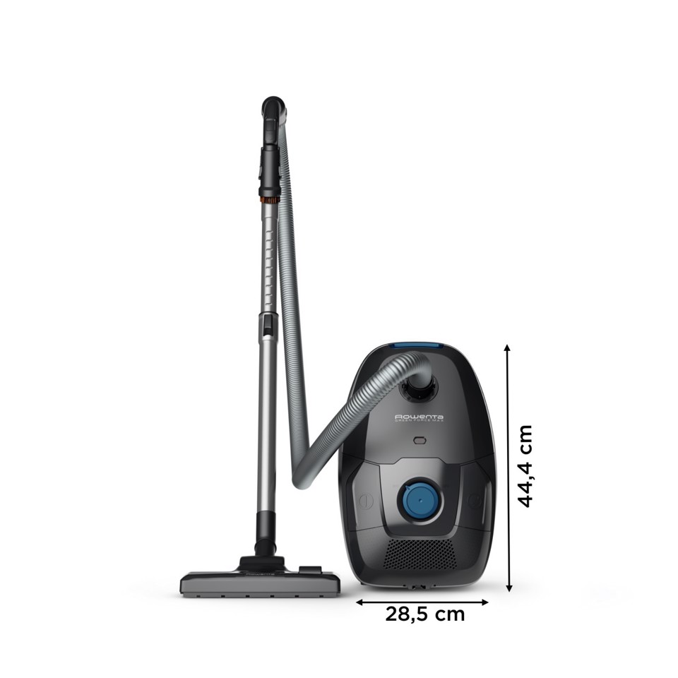 Rowenta Green Force Max G-Force Classic potenza massima 900 W, filtro HEPA, raggio d'azione di 12 m, sacchetto igienico da 4,5 L con sistema di sostituzione rapida, RO4931