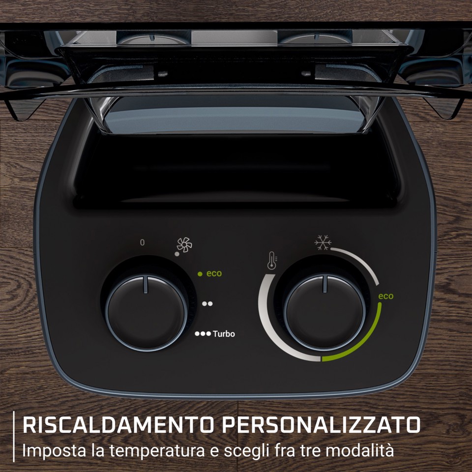 Rowenta Intense Comfort Aqua, Termoventilatore Sicuro in Bagno, Potenza di 2400 W, SO6551F0