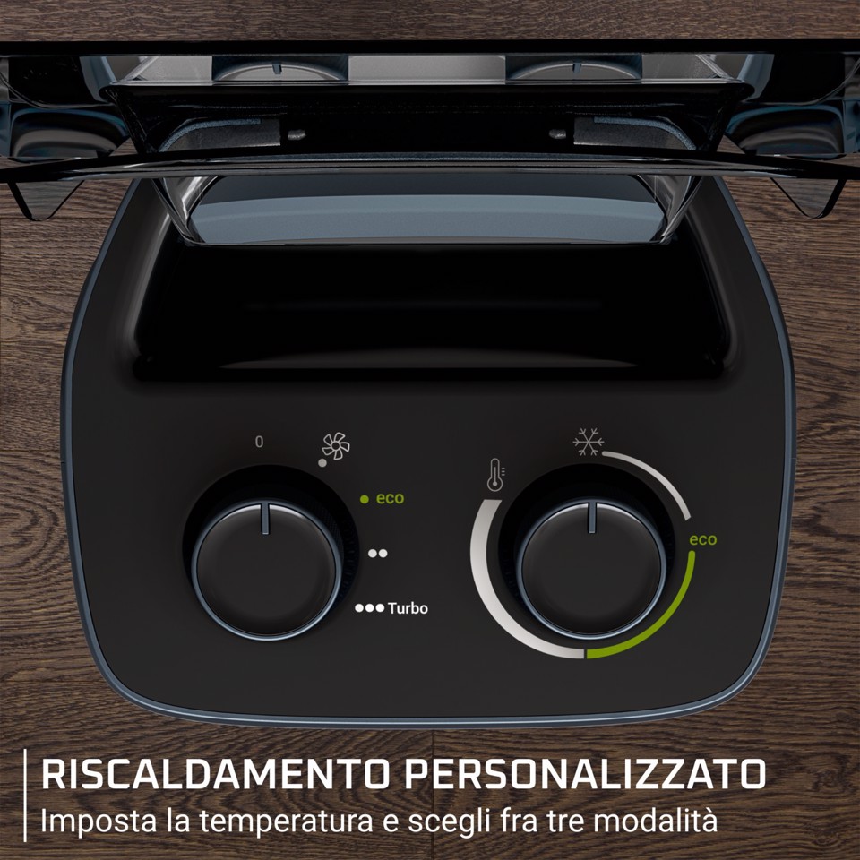 Rowenta Intense Comfort Aqua, Termoventilatore Sicuro in Bagno, Potenza di 2400 W, SO6551F0