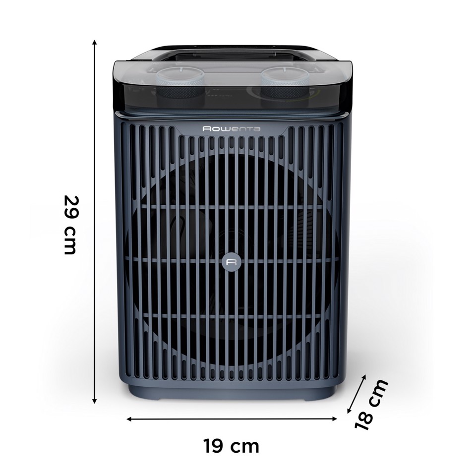 Rowenta Intense Comfort Aqua, Termoventilatore Sicuro in Bagno, Potenza di 2400 W, SO6551F0