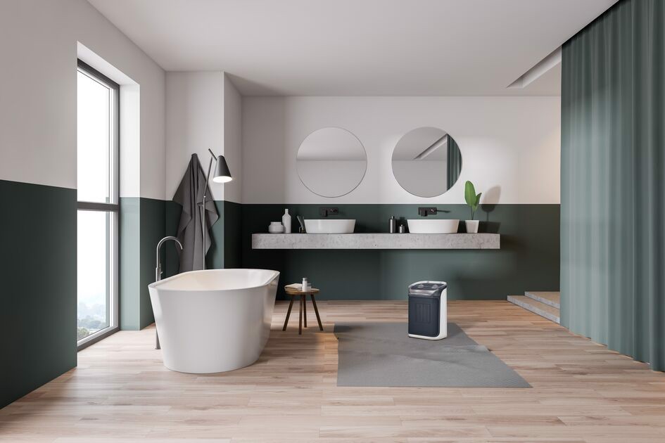 Rowenta Mini Excel Aqua SO9281F0 stufetta elettrica Interno Bianco 2000 W Riscaldatore ambiente elettrico con ventilatore