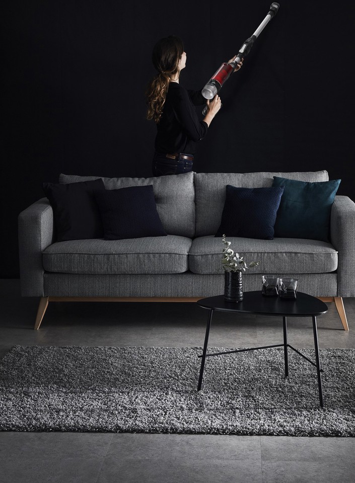 Rowenta RH2077 Aspirapolvere a bastone 2 in 1 Batteria Secco Senza sacchetto 0,4 L 250 W Nero, Rosso