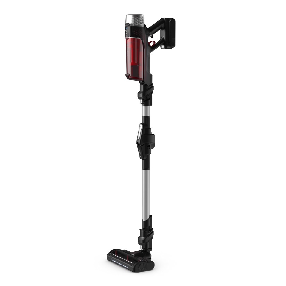 Rowenta RH2077 Aspirapolvere a bastone 2 in 1 Batteria Secco Senza sacchetto 0,4 L 250 W Nero, Rosso