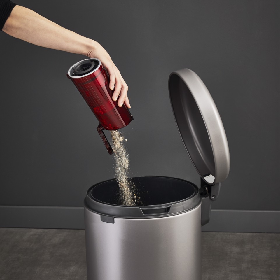 Rowenta RH2077 Aspirapolvere a bastone 2 in 1 Batteria Secco Senza sacchetto 0,4 L 250 W Nero, Rosso