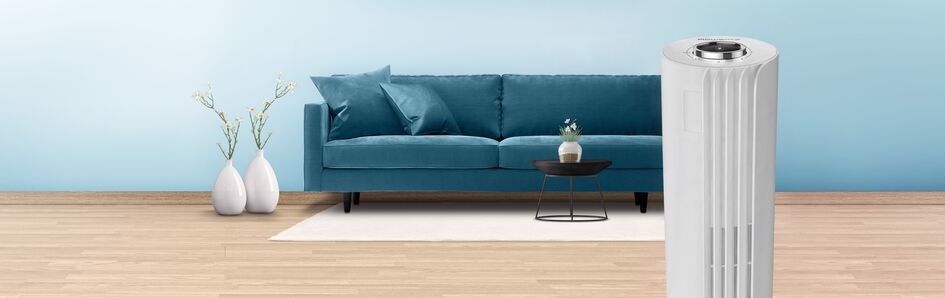 Rowenta Urban Cool VU6720 , Ventilatore a Torre, 3 Velocità, Design sottile, Silenziosità 46 dBA