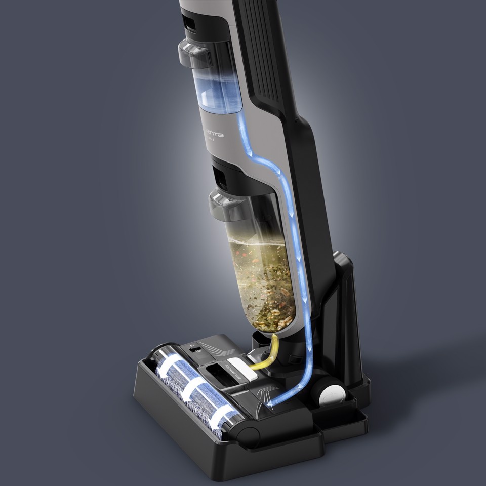 Rowenta X-Clean 4 , Lavapavimenti Senza Fili, GZ5035