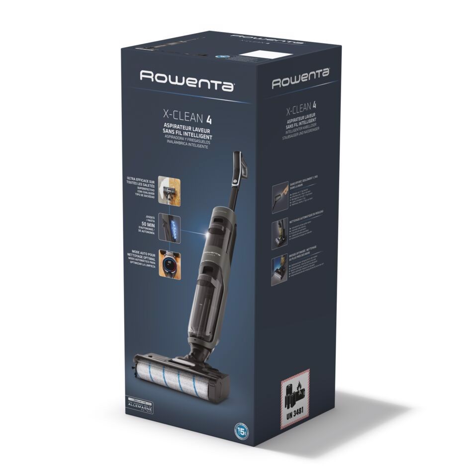 Rowenta X-Clean 4 , Lavapavimenti Senza Fili, GZ5035