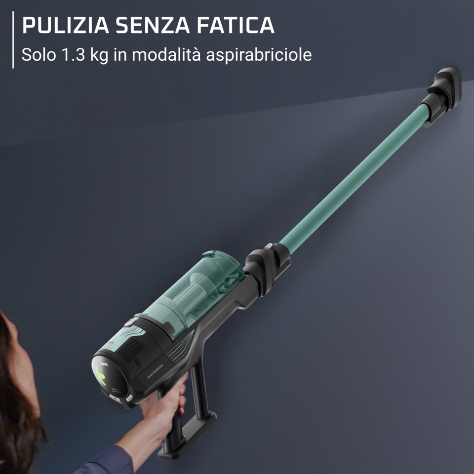 Rowenta X-Force 8.80, Aspirapolvere Senza Filo, Pulizia Potente, 100AW*, RH1833