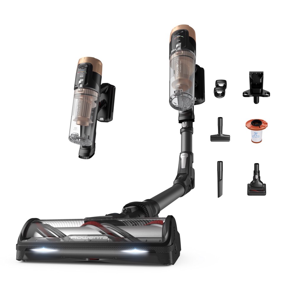Rowenta X-Force Flex 14.80 , Aspirapolvere Senza Fili, Potenza di Aspirazione Elevata di 240 AW, Modello Animal Care, RH9B74