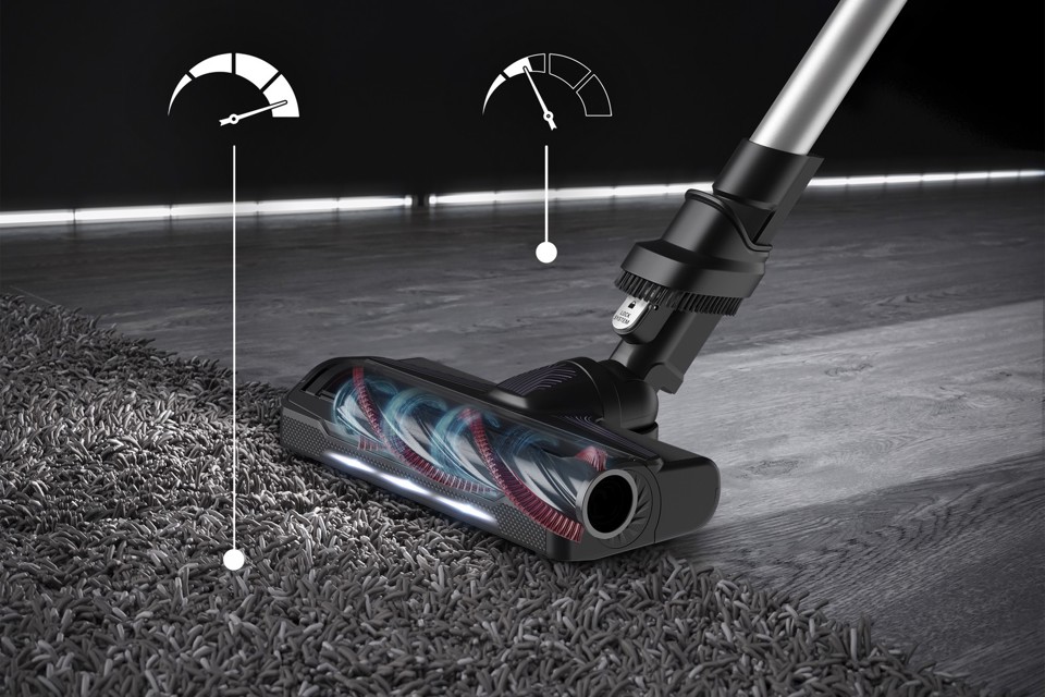 Rowenta X-Force Flex 9.60 RH2037WO aspirapolvere senza filo Nero, Porpora Senza sacchetto