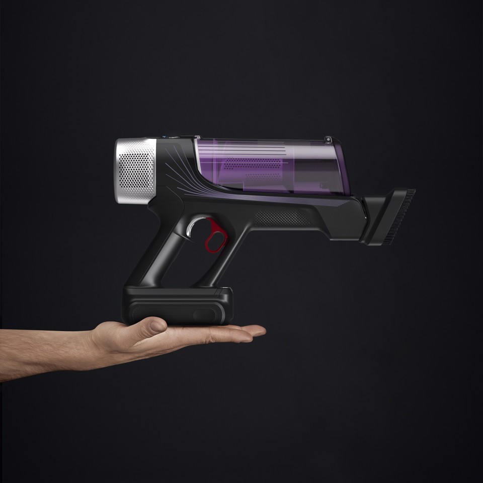 Rowenta X-Force Flex 9.60 RH2037WO aspirapolvere senza filo Nero, Porpora Senza sacchetto