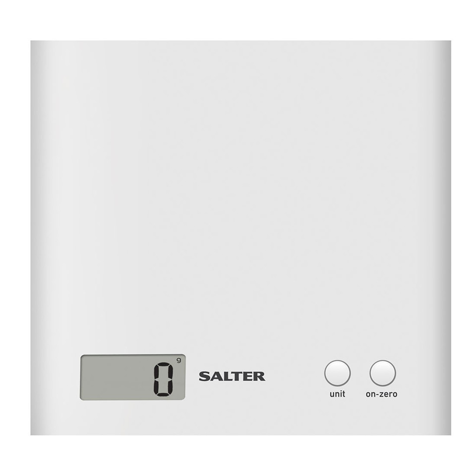 Salter 1066 WHDR15 bilancia da cucina Bianco Superficie piana Bilancia da cucina elettronica