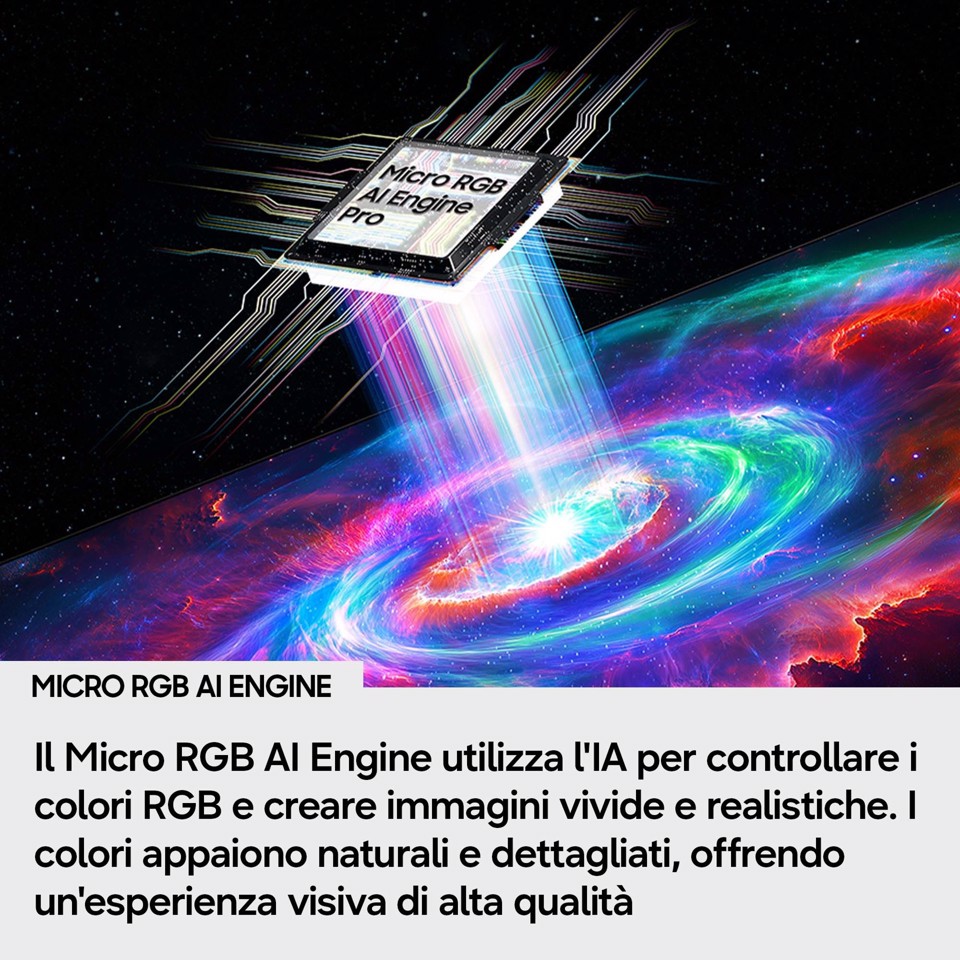Samsung 75" Micro RGB R85H 4K Vision AI Smart TV (2026)